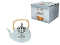 Czajnik szklany z sitkiem wzór 8