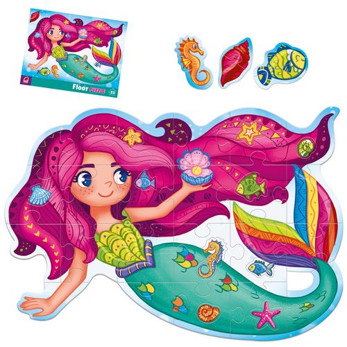 Puzzle Podłogowe Mała Syrena Roter Kafer Dla Dzieci Rk7010-02 na Arena.pl