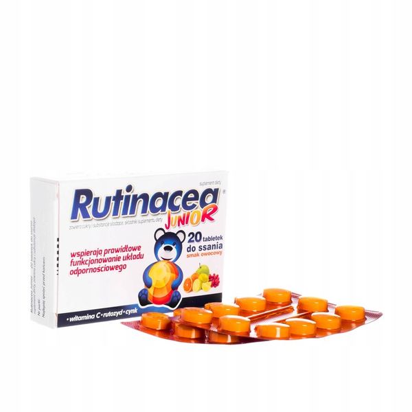 Rutinacea Junior, suplement diety, 20 tabletek zdjęcie 1