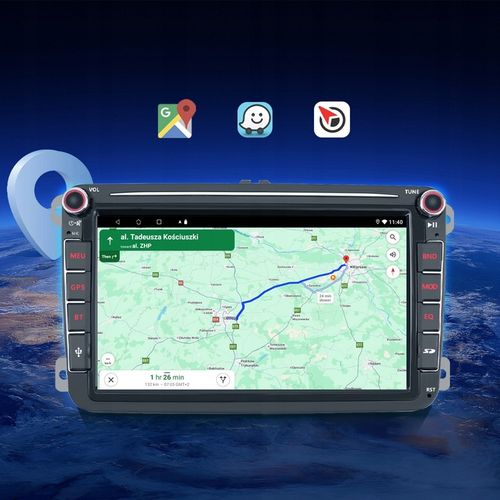 RADIO ANDROID 13 SKODA OCTAVIA 2 YETI 2 RAPID CARPLAY ANDROID AUTO 2GB/64GB na Arena.pl