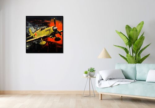 Plakat 80x80cm Barwny Przelot na Arena.pl