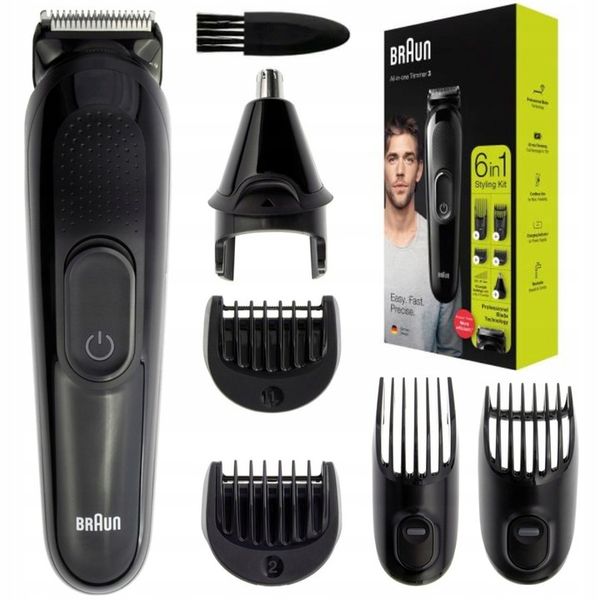 BEZPRZEWODOWA golarka TRYMER do ciala zarostu włosów BRAUN Sharp Blades zdjęcie 3