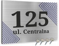 DUŻA Tabliczka ADRESOWA ALUMINIOWA 30x20 numer dom
