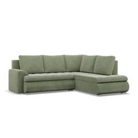 NAROŻNIK FORESTA XL JASNY ZIELONY KANAPA Rozkładana POSO SZTRUKS