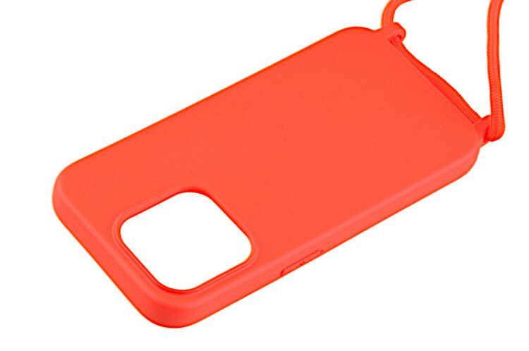 Etui ze sznurkiem RCK do Apple iPhone 15 Pro Max czerwony zdjęcie 3