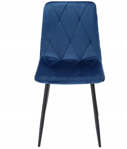 4 x krzesło tapicerowane pikowane welur nowoczesne na Arena.pl