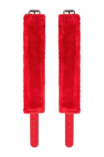 anonymo handcuffs, pu leather, red, 27 cm na Arena.pl