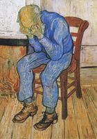 Plakat 70x100cm  At Eternity's Gate, Van Gogh Vintage do Salonu