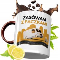 Kubek Bordowy Dla Kuriera Na Urodziny Prezent Z Nadrukiem Ze Zdjęciem