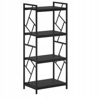 regał r2-fx (4p) czarny m22 (stelaż czarny)