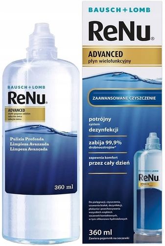 Płyn do soczewek kontaktowych Bausch&Lomb ReNu Advanced, 360 ml na Arena.pl