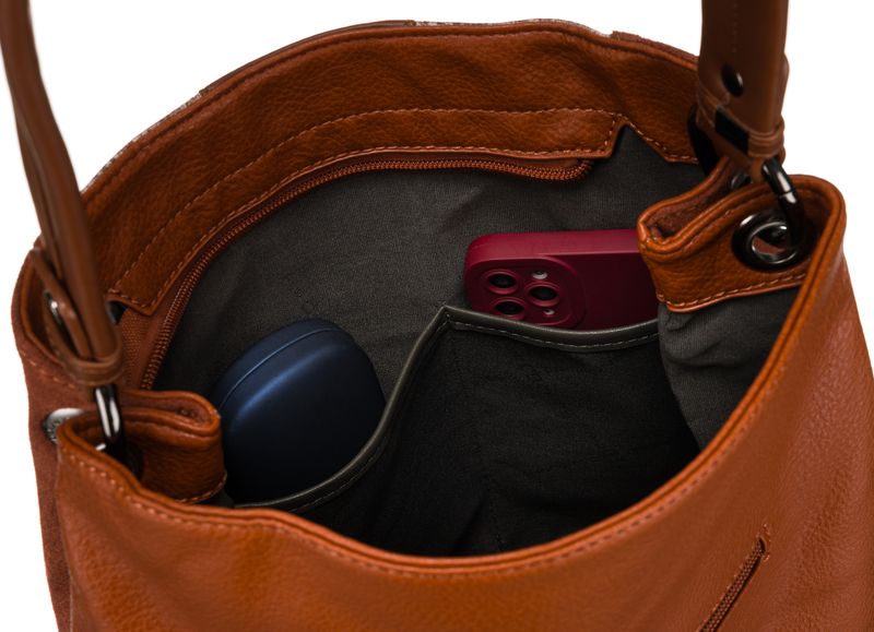 torebka damska 6885-4 cognac zdjęcie 7