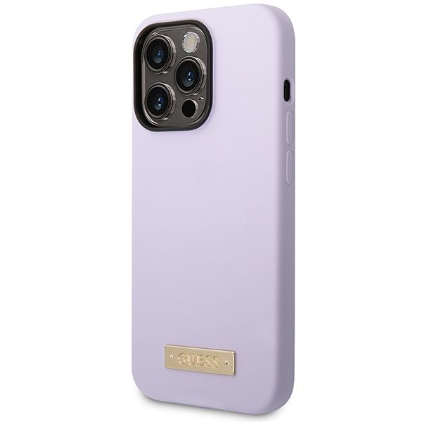 Etui Guess do iPhone 14 Pro, Fioletowy, MagSafe zdjęcie 2