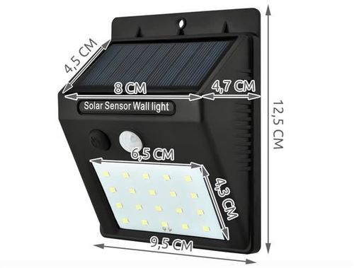 Lampa Solarna Ścienna L5015 na Arena.pl