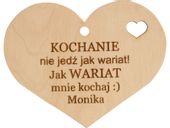 DZIEŃ CHŁOPAKA Zawieszka do auta samochodu z grawerem serce PREZENT