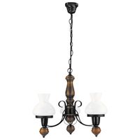 Żyrandol LAMPA wisząca PETRONEL 7078 Rabalux rustykalna OPRAWA vintage drewno orzech rustic