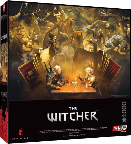 Puzzle Good Loot Wiedźmin 1000 elementów Puzzle Gaming The Witcher Wiedźmin na Arena.pl