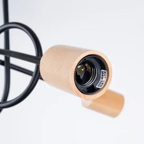 Żyrandol EMBER 3 czarny na Arena.pl