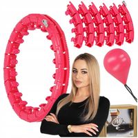 HULA HOP ODCHUDZAJACE OBCIĄŻENIE WYPUSTKI MODUŁOWY MASAŻER + OBCIĄŻNIK