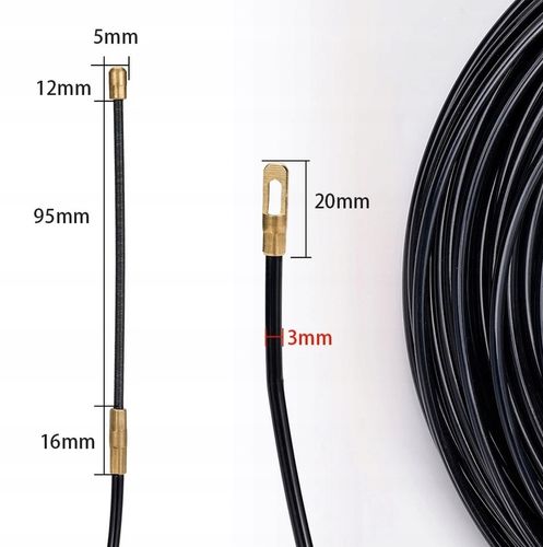 PILOT LINKA do przeciągania kabli WŁÓKNO fi 4 30m na Arena.pl