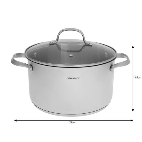 ZESTAW GARNKÓW 9 ELEM.KLAUSBERG KB-7215 STAL 18/10 na Arena.pl