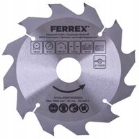 Tarcza do pilarki Ø 165 mm, 1 sztuka, 12T FERREX DREWNO