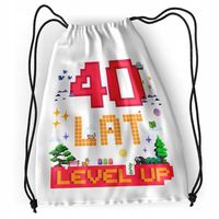 Plecak Urodziny 40 40Ste Sportowy Szkolny Worek Z Nadrukiem Ze Zdjęciem