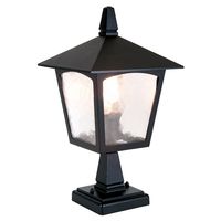 Lampka stojąca ogrodowa York BL7-BLACK Elstead metalowa latarenka czarna