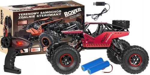 DUŻY SAMOCHÓD ZDALNIE STEROWANY AUTO RC METAL TERENOWY 1:16 PILOT NAPĘD 4X4 na Arena.pl