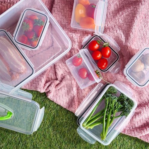 zestaw 7 pojemników na żywność z pokrywami i uszczelkami 259635 na Arena.pl