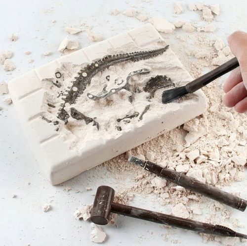 ZESTAW ARCHEOLOG WYKOPALISKA SKAMIELINY DINOZAUR SZKIELET T-REX + GRATIS na Arena.pl