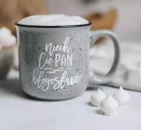 Kubek vintage - Niech cię Pan