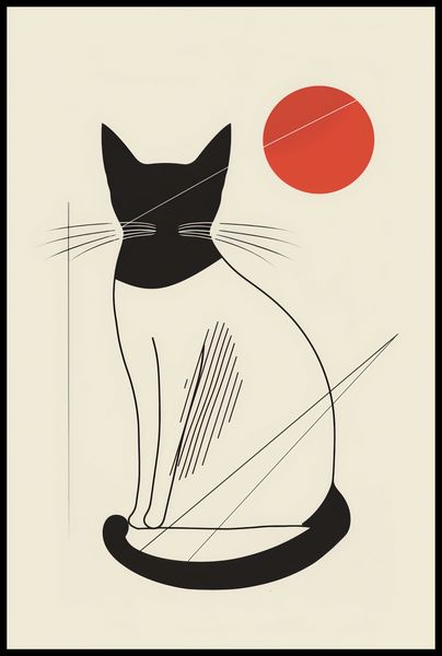 Plakat 61x91,5cm Czerwony Krąg zdjęcie 2