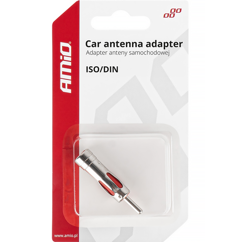 Adapter Antenowy Redukcja Wtyk ISO DIN Prosty Anteny Samochodowej na Arena.pl