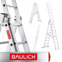 Drabina aluminiowa 3x10 stopni wielofunkcyjna produkt POLSKI hak