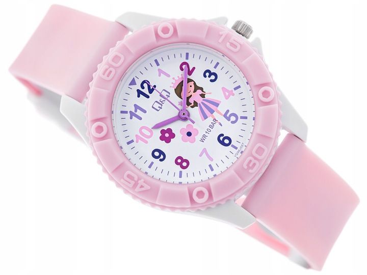 ZEGAREK QQ VQ96J027Y DLA DZIEWCZYNKI Z KSIĘŻNICZKĄ zdjęcie 1