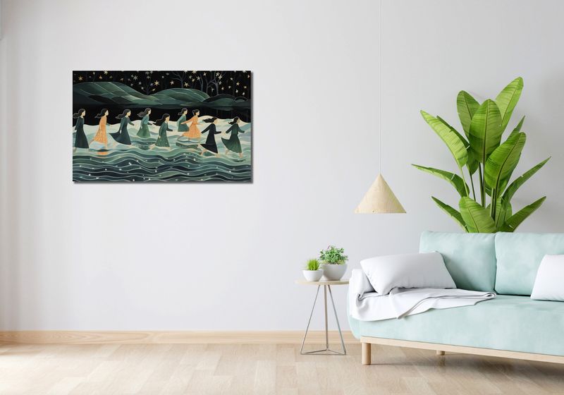 Obraz 100x60cm Nocna Procesja zdjęcie 2