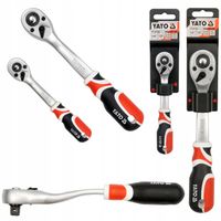 GRZECHOTKI WYGIĘTE 2 SZT. DO NASADEK 1/2'' 255mm I 1/4'' 155mm YATO