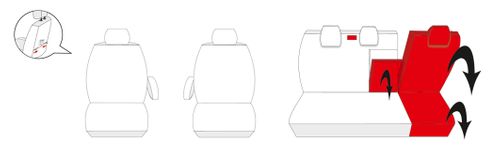 Citroen C5 II 2004-2008 Pokrowce dopasowane na miarę na Arena.pl