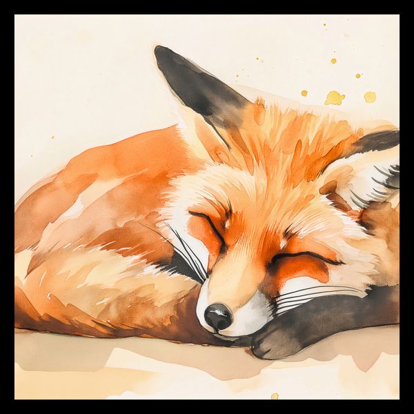 Plakat 40x40cm Akwarelowa Sielanka zdjęcie 2