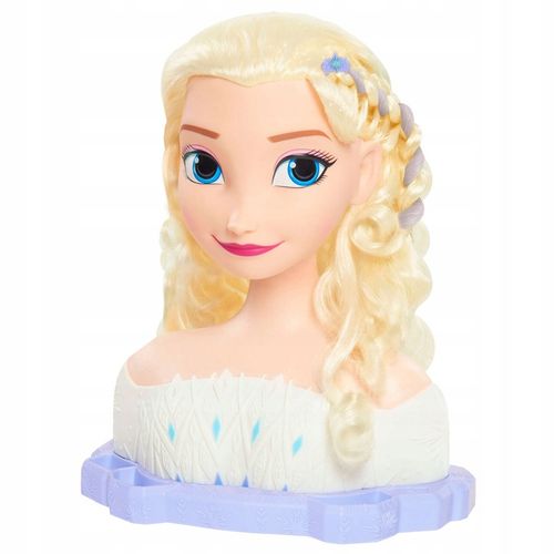 DUŻA LALKA GŁOWA DO CZESANIA STYLIZACJI WŁOSÓW KRAINA LODU FROZEN ELSA ELZA na Arena.pl