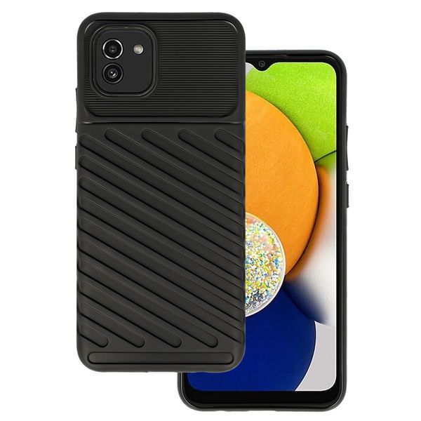 Thunder Case do Samsung Galaxy A03 Czarny zdjęcie 1