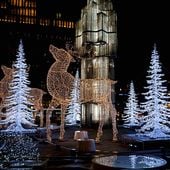 lampki choinkowe świąteczne 200 led biały zimny