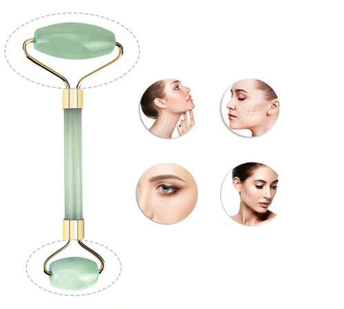 MASAŻER DO TWARZY Z JADEITU ROLLER WAŁEK JADEITOWY na Arena.pl