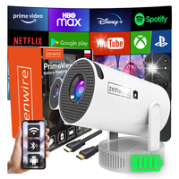 Mini Projektor Android Wifi Rzutnik Full HD Bluetooth z Baterią ZenwireK400