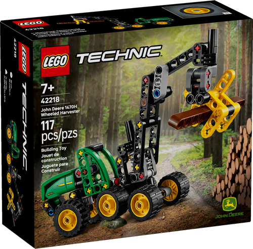 LEGO Technic 42218 Harwester John Deere 1470H Maszyna Leśna Chwytak 117 el. na Arena.pl