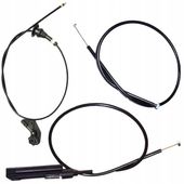 3X LINKA OTWIERANIA MASKI SILNIKA ZESTAW - BMW 5 E39 1995-2004