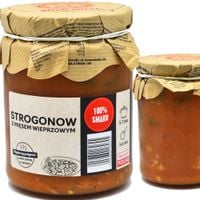 Mielczarek STROGONOW Z MIĘSEM WIEPRZOWYM W SŁOIKU gotowe DANIE 490g 0,49KG