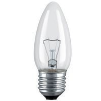 ŻARÓWKA WSTRZĄSOODPORNA PRZEŹROCZYSTA ŚWIECA 60W E-27 - E+29-2461