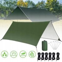 PLANDEKA NAMIOTOWA 3X3M, WODOSZCZELNA NAMIOT KEMPINGOWY, PLANDEKA DO HAMAKA